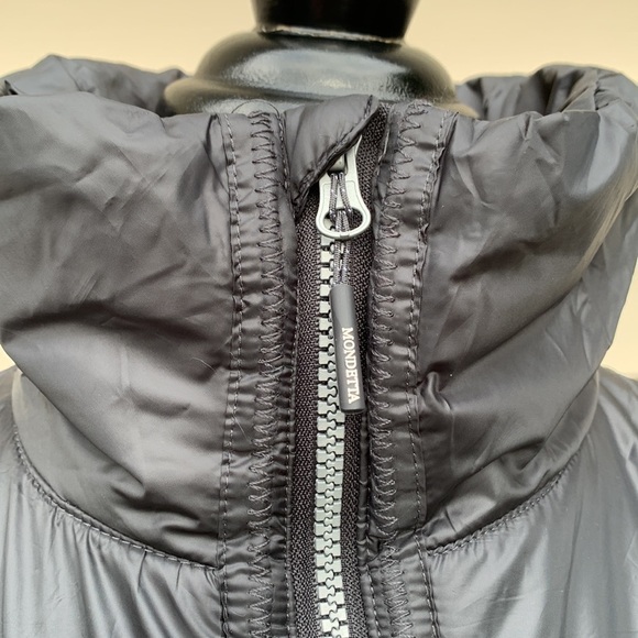 Mondetta Mix Up Charcoal/Tweed Print Puffer Vest - Picture 7 of 16